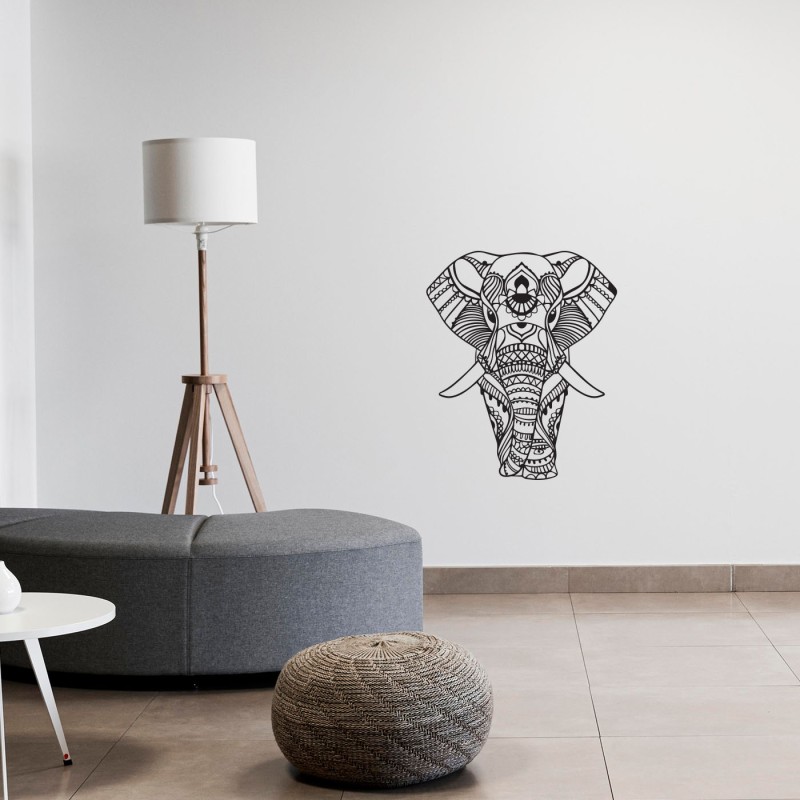 Rafkestir Fil Figürü Ahşap 30 x 50 Cm Mdf Dekoratif Dekor Duvar Tablo - Duvar Süsü