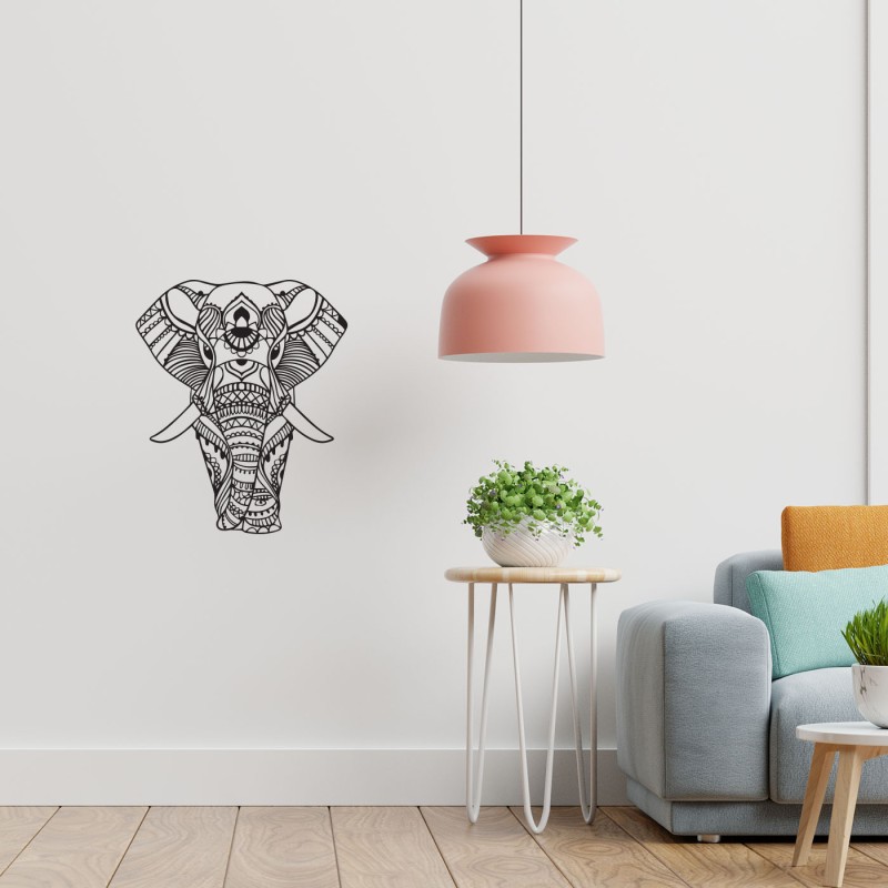 Rafkestir Fil Figürü Ahşap 30 x 50 Cm Mdf Dekoratif Dekor Duvar Tablo - Duvar Süsü