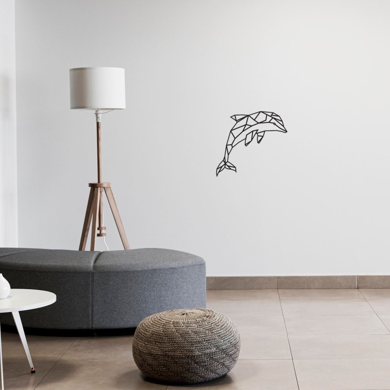 Rafkestir Yunus Figürü Ahşap 45 x 45 Cm Mdf Dekoratif Dekor Duvar Tablo - Duvar Süsü